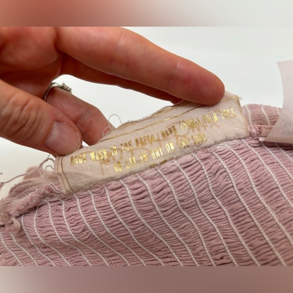 Jen’s Pirate Booty pink tiered strapless halter smocked ruffle Annabella dress - Picture 13 of 17